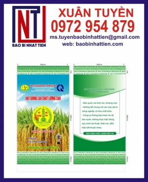 bao bì lúa giống, bao đựng lúa giống