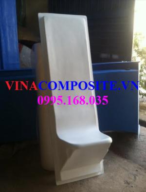 Ghế nhựa xông hơi phòng ướt bằng composite loại 1 chỗ ngồi lưng tựa cao