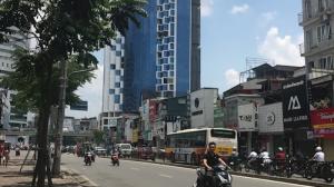 ĐẤT xây Khách sạn MẶT PHỐ LÔ GÓC Tây Hồ163M2 mặt tiền 11m Nghi Tàm, Yên Phụ