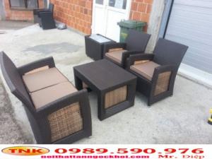 Bàn ghế cà phê sắt mỹ nghệ