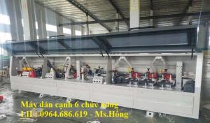 Máy dán cạnh 6 chức năng phục vụ ngành gỗ