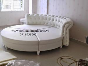 Giường tròn giá rẻ 03 tại TPHCM, kích thước giường tròn 230cm