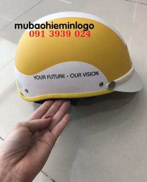Địa chỉ in mũ bảo hiểm rẻ, mũ bảo hiểm quà tặng khách hàng, mũ bảo hiểm in logo Honda