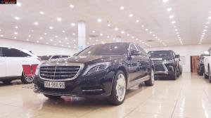 Bán Mercedes S600 Maybach sản xuất 2015 màu Đen nội thất Kem.