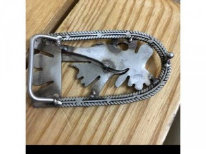 Mặt thắt lưng handmade inox hình cặp đôi bồ câu cực đẹp, biểu tượng của tình yêu đôi lứa, bản 4cm