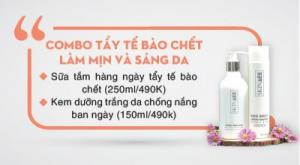 Tẩy tế bào chết làm mịn sáng da