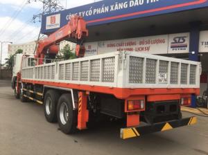 Mua xe tải Hyundai HD320 4 chân, gắn cẩu 10 tấn KangLim, tải trọng hàng 12 tấn, cẩu vươn dài 19m - Gọi 0907043398 (Mr Tú 24/24)