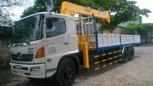 Xe tải Hino FL gắn cẩu Soosan 746L sức nâng 7.5 tấn, tải trọng hàng 12 tấn, cẩu vươn dài 19m - Gọi 0907043398 (Mr Tú 24/24)