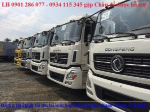 Xe tải thùng 4 chân DongFeng Hoàng Huy 17.9 tấn / giá cạnh tranh/hỗ trợ trả góp