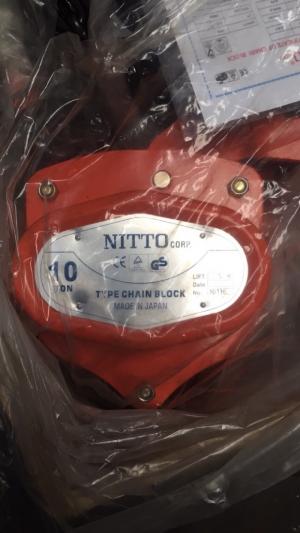 Pa lăng NITTO TD ( 1, 2, 3, 5, 10, 15, 20 tấn ) kéo tay