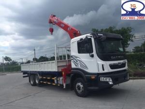 Bán xe tải Daewoo 3 chân 12 tấn, gắn cẩu unic 5 tấn, trả trước 300 triệu giao luôn xe - Gọi 0907043398 (MrTú 24/24)