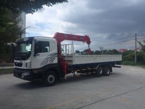 Xe tải Daewoo 3 chân 12 tấn, gắn cẩu unic 5 tấn, trả trước 300 triệu giao luôn xe - Gọi 0907043398 (MrTú 24/24)