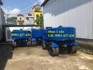 Xưởng sản xuất xe trộn bê tông 1 khối 6 bao 1 cầu Thăng Long giao hàng toàn quốc