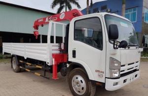 Mua xe tải gắn cẩu Isuzu FRR90N tải trọng 5 tấn, gắn cẩu unic 3 tấn, trả trước 200 triệu giao luôn xe - Gọi 0907043398 (MrTú 24/24)