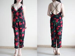 Jumsuit Hoa Tulip New - Thanh Lý