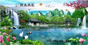 Tranh phong thủy hợp tuổi tý- gạch tranh 3d