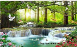 Tranh phong thủy hợp tuổi tý- gạch tranh 3d