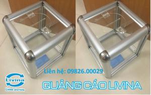 Hòm phiếu bo nhôm –Hòm phiếu mica