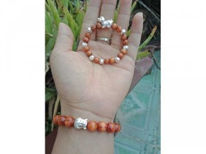 Vòng gỗ huyết long 6mm cho bé