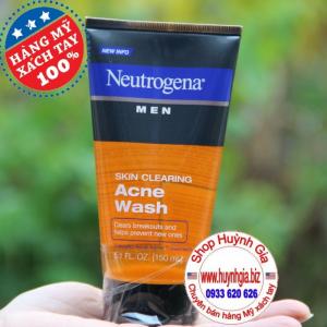 Gel rửa mặt ngăn ngừa dầu cho nam Neutrogena Men của Mỹ