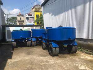 Máy trộn bê tông tự hành 9 bao/9 bao 2 cầu/9 bao 1 cầu - cầu trộn 8 tấn