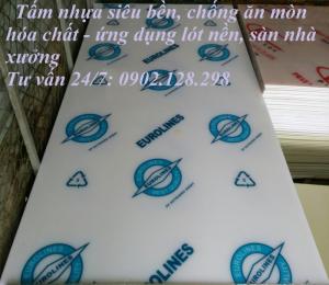 Tấm nhựa Siêu bền , kháng hóa chất dùng lót sàn nhà xưởng, khu vực có hóa chất