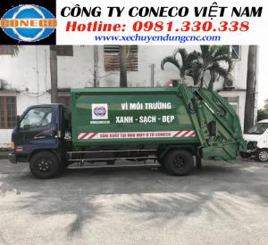 HỆ THỐNG CHUYÊN DÙNG CUỐN ÉP RÁC HYUNDAI HD800
- Vật liệu chính Thép hợp kim chất lượng tốt, khả năng chịu ăn mòn, chịu biến dạng cao.Toàn bộ hệ chuyên dùng được phun cát, xử lý bề mặt chống rỉ. Mặt ngoài sơn màu xanh môi trường có trang trí biểu ngữ, LOGO…