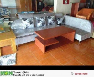 Bàn sofa hình chữ G bền đẹp giá rẻ