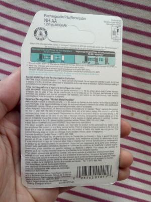 Pin sạc sony AA 4600 mAh bộ 2 viên | Pin tiểu 2A