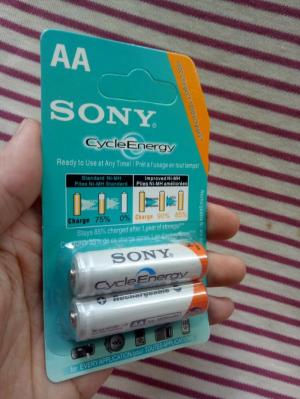 Pin sạc sony AA 4600 mAh bộ 2 viên | Pin tiểu 2A