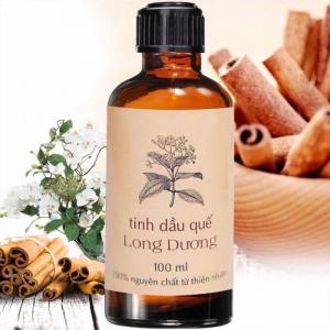 Tinh dầu Quế Long Dương từ vỏ quế thiên nhiên nguyên chất với nhiều tác dụng như chữa nhức mởi xương khớp, giảm mỡ bụng, massage cơ thể…