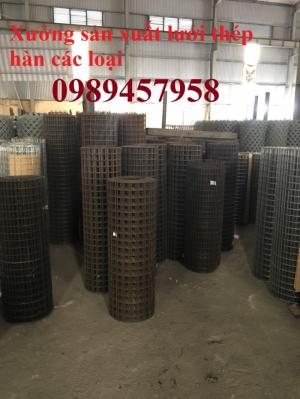 Xưởng sản xuất lưới thép đổ bê tông, lưới thép hàn chập, lưới thép hàn, lưới làm hàng rào phi 3, phi 4