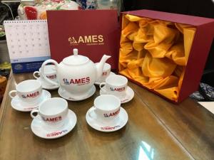 Ấm trà in logo đẹp - Quà tết 2019 Quảng bá thương hiệu công ty