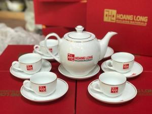Ấm trà in logo đẹp - Quà tết 2019 Quảng bá thương hiệu công ty