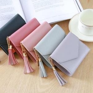 Ví nữ MINI thời trang nắp gập tua rua