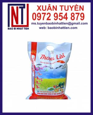 bao bì đựng gạo, bao PP dệt đựng gạo