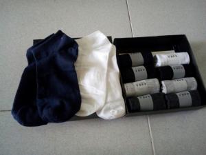 Vớ chống thối chân. Cổ Ngắn (Hộp 10 đôi)