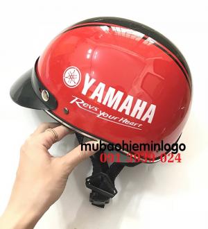 Báo giá in nón bảo hiểm xe máy, nón bảo hiểm honda, nón bảo hiểm in logo yamha