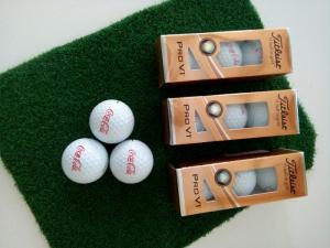 In logo lên banh (bóng) golf làm quà tặng, mở giải