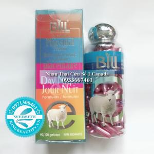 Nhau Thai Cừu Dầu Gan Cá Mập và Vitamin E Bill Natural Sources, 100 viên nang