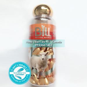 Nhau Thai Cừu Sữa Ong Chúa và Vitamin E Bill Natural Sources, 100 viên nang