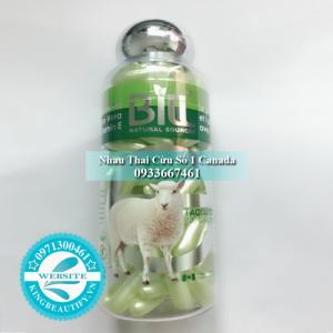 Nhau Thai Cừu Nha Đam & Vitamin E Bill Natural Sources, 100 viên nang