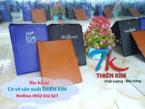 Nhận sản xuất bìa menu, bìa đựng hồ sơ da, nơi cung cấp bìa kẹp tài liệu theo yêu cầu,