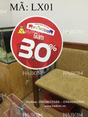 Thiết kế sản xuất vật tư quảng cáo, kẹp giấy, hanger siêu thị, wobbler tại Hà Nội