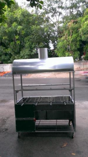 Lò quay vịt 4 con 2 tầng