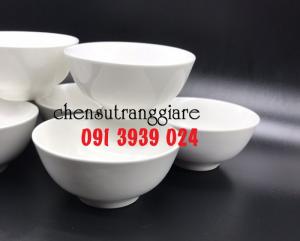 Báo giá in logo lên chén sứ trắng theo yêu cầu