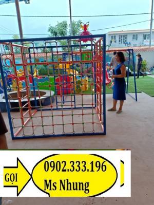 Cung cấp thang leo ngoài trời, thang leo đu thể chất, thao leo dây