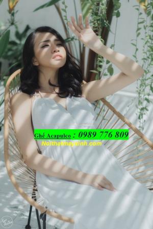 Bàn ghế acapluco giá rẻ, ghế thư giãn acapluco, mẫu ghế ban công nhỏ