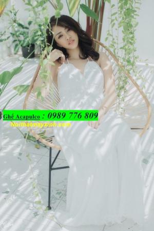 Bàn ghế acapluco giá rẻ, ghế thư giãn acapluco, mẫu ghế ban công nhỏ