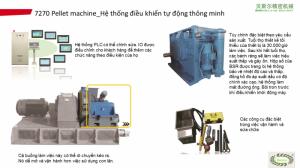 Máy ép viên nén mùn cưa, viên nén gỗ, trấu viên 3 tấn / giờ